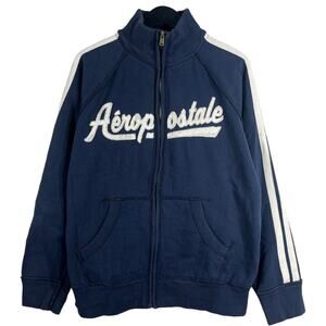 Aeropostale Chest Logo Full Zip Light Jacket